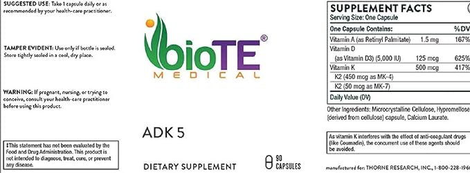 Biote Nutraceuticals - ADK 5